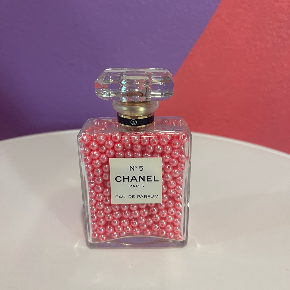 Chanel perfume bottle decor